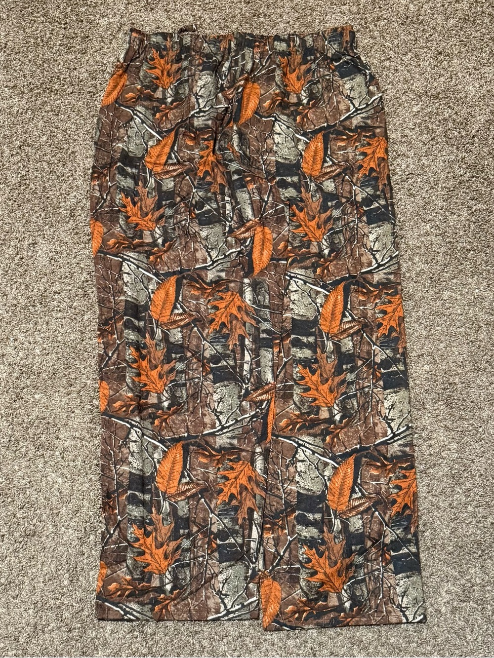 Fruit of the Loom Men’s Camo Camouflage Baggy Sweatpants Pajama Pants Size Large